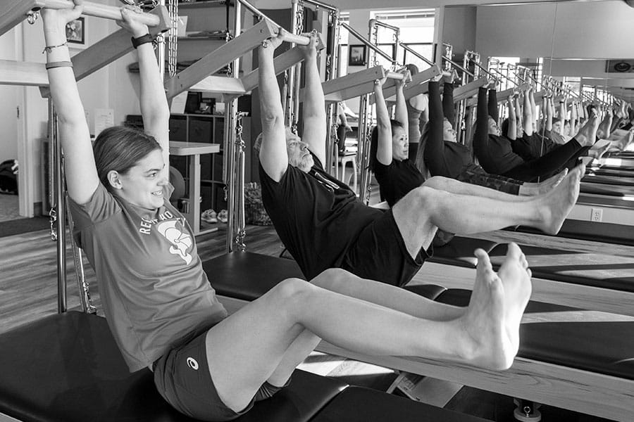 Jlb Pilates Sitting On Reformer 275