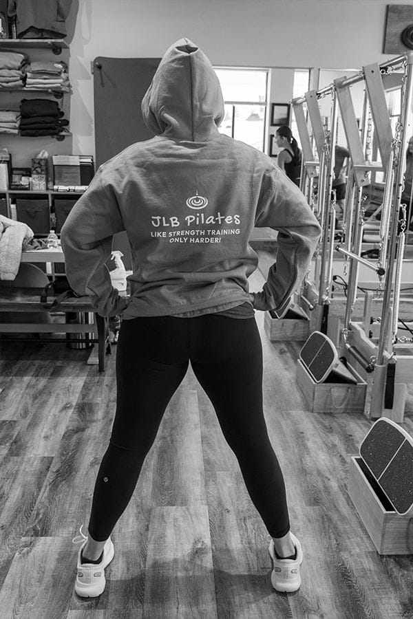 Jlb Pilates Hoodie Like Strength Training Only Harder 2025
